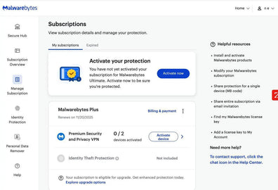 Malwarebytes Premium Security - 3 Device / 1 Year - Download - High Tech CR